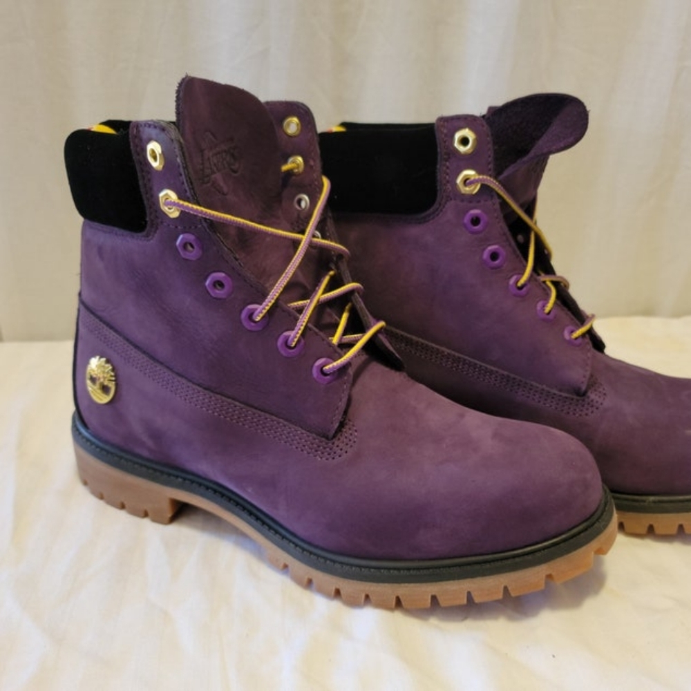COPY - LA Lakers edition NBA Timberland Mitchell & Ness - size 10 boots